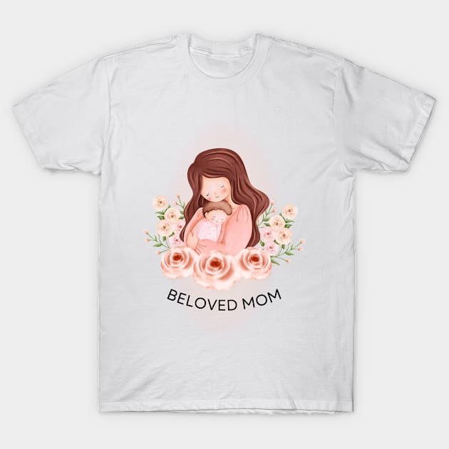 Mom and Baby T-Shirt by PARABDI